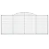 Gabionen mit Hochbogen 13 Stk 300x30x120/140cm Verzinktes Produktbild-Vorschau 4