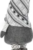 A close-up view of a decorative gnome figure, focusing on its knitted hat and felt body. Náhled obrázku produktu