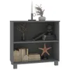 vidaXL Dressoir HAMAR, donkergrijs, 85x35x80 cm, massief Productafbeelding-voorbeeld 5