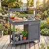 Tavolo da lavoro per giardinaggio COSTWAY con piano in Anteprima dell’immagine prodotto 2