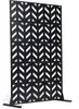 Schermo divisorio in metallo 120x50,8x183cm nero Anteprima dell’immagine prodotto 10