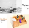 HOMCOM Schreibtischorganizer Aufbewahrungsbox Büro Box Produktbild-Vorschau 4