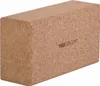 A cork yoga block is shown from a slight angle against a white background. Produktbild-Vorschau