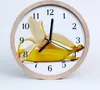 Holzuhr 20fi cm wanduhr - Bananen Obst Produktbild-Vorschau 1