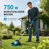 Akku-Rasentrimmer 750 W mit 21V 2×4,0-Ah-Akkus, Produktbild-Vorschau 3
