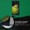 Wohnzimmer-Bild Leinwand Uhr Geräuschlos Kunstdruck 30x60 Produktbild-Vorschau 5