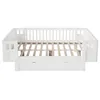 Flieks kinderbed 140x200 cm met 2 lades, houten kinderbed Productafbeelding-voorbeeld 8