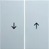 Berker Wippen, simbolo freccia stampato, S.1, bianco Anteprima dell’immagine prodotto 1