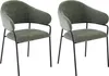 byLIVING Stuhl 2-er Set CURVE / Webstoffbezug in Produktbild-Vorschau 1