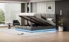 Lit hydraulique Merax 180x200 cm avec éclairage LED, lit Voir les images du produit 2