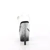 ADORE-708SS Damen Sandale von Pleaser, Transparent Silber , Produktbild-Vorschau 4