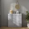 Scarpiera da ingresso Vicco Vitto Grigio 100 x 99.5 cm con Anteprima dell’immagine prodotto 1