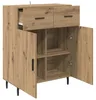 vidaXL Artisan dubový příborník 69,5 x 34 x 90 cm materiál Náhled obrázku produktu 5