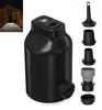 Elektrische Luftpumpe Akku für Luftmatratze mit 5 Düsen LED Produktbild-Vorschau 1