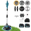 1200W Akku Rasentrimmer mit 2×4,0Ah Akku 100-140cm Teleskop Produktbild-Vorschau 1