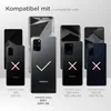 A collage of Samsung phones showing compatibility with a product, indicated by checkmarks and crosses. Produktbild-Vorschau