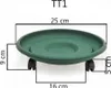 3er Set Blumentöpfe mit Rollen, terracotta, Untersetzer, Produktbild-Vorschau 5