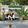 JOIEYOU Hollywoodschaukel 3 Sitzer Gartenschaukel mit Produktbild-Vorschau 4