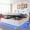 Postel s čalouněnou čelní stranou, rozměr 180x200 cm, s USB Náhled obrázku produktu 2