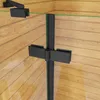 Duschspa 90x90x195cm Schwarz Runddusche Duschkabine Produktbild-Vorschau 5