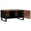 BEI CLORIS Couchtisch 80x50x40 cm Altholz Massiv & Produktbild-Vorschau 6