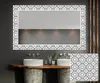 Artforma Dekorativer Spiegel mit LED-Beleuchtung 70x80 cm - Produktbild-Vorschau 1