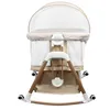 Babybett Beistellbett Schaukelfunktion Babywiege,6-stufige Produktbild-Vorschau 4