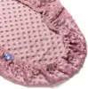 Old Rose Minky Spannbettlaken  mit Gummiband 80x40cm Produktbild-Vorschau 3