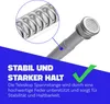 Klemmstange Silber 60-90cm ausziehbar, Ø22/25mm, Produktbild-Vorschau 6