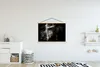 MuchoWow® Textilposter Tierprofil Gorilla in schwarz und Produktbild-Vorschau 2