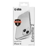 SBS Extreme 2 Cover iPhone 15 transp. Produktbild-Vorschau 5