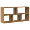 vidaXL Półka ścienna Artisan dąb 100x25x50 cm materiał Podgląd zdjęcia produktu 5
