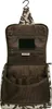 An open toiletry bag with multiple compartments and a mirror. Anteprima dell’immagine prodotto