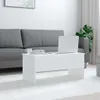 vidaXL Couchtisch Hochglanz-Weiß 102x50,5x46,5 cm Produktbild-Vorschau 3
