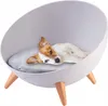 PETSTORY Skandinavisches Hundebett Grau auf Beinen Produktbild-Vorschau 2