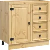 vidaXL Armadio SKI Marrone miele 80 x 46 x 81 cm Legno di Anteprima dell’immagine prodotto 1