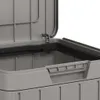 vidaXL Zewnętrzny kosz na śmieci szary 38x38x65 cm PP Podgląd zdjęcia produktu 11