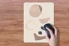 MuchoWow® Mauspad Mousepad Abstrakt - Formen - Pastell - Produktbild-Vorschau 3