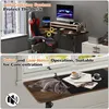 JOIEYOU 120x60cm Schreibtische Bürotisch mit Produktbild-Vorschau 6