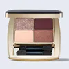 An open eyeshadow palette with four shades and two applicators. Podgląd zdjęcia produktu