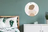 MuchoWow® Aluminium Wandkreis Sommer - Spot - Braun Ø 60 cm Produktbild-Vorschau 4