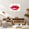 Bild auf Leinwand - Leinwandbild - Rote Lippen glänzend Produktbild-Vorschau 7
