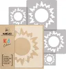 Schablonen Malen für Kinder, 5 Stück Set 9x9 cm bis 34x34 Produktbild-Vorschau 1