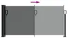 vidaXL Ausziehbare Seitenmarkise Anthrazit 100x300 cm Produktbild-Vorschau 5