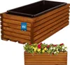 KOTARBAU® Fioriera in legno 44x20cm con vaso interno Anteprima dell’immagine prodotto 1