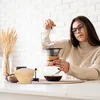 Portafiltro per caffè Relaxdays, in bambù, per filtri Anteprima dell’immagine prodotto 3
