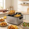 Tristar Fritteuse FR-9330 3000W, 5L - Edelstahlgehäuse Produktbild-Vorschau 2