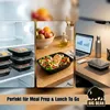 BigDean Wiederverwendbare Meal Prep Boxen mit Deckel (10 Produktbild-Vorschau 5