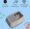 2er Set Hop In Katzenklo oben einstieg Katzentoilette Produktbild-Vorschau 5