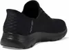 A black SKECHERS SLIP-INS SUMMITS - DIAMOND DREAM shoe is shown from the back and side on a white background. Náhled obrázku produktu